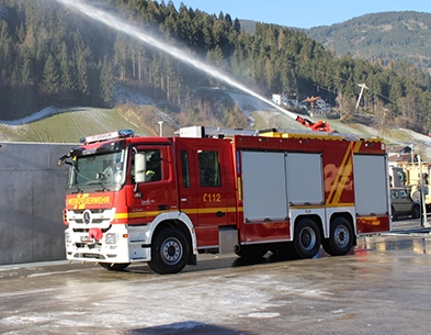 AQUASYS high-pressure unit in the new TLF-A 5000 of voestalpine's fire brigade