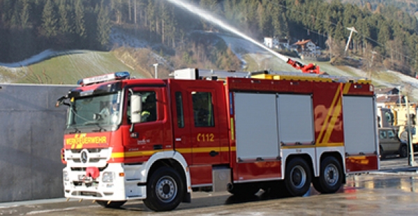 AQUASYS high-pressure unit in the new TLF-A 5000 of voestalpine's fire brigade