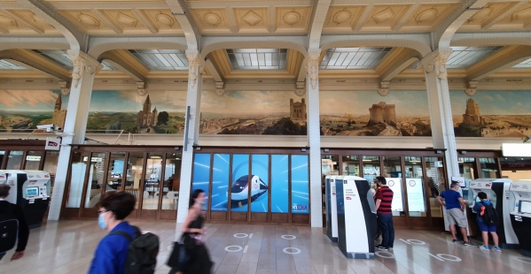 AQUASYS protects the main hall at the Gare de Lyon with high-pressure water mist
