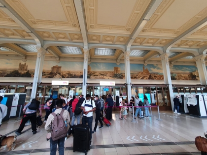 AQUASYS protects the main hall at the Gare de Lyon with high-pressure water mist